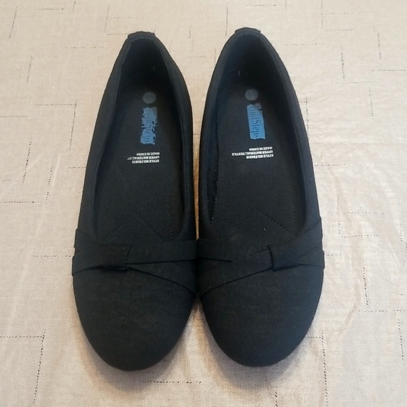 Womens Black 9.5 Flats - Picture 1 of 4